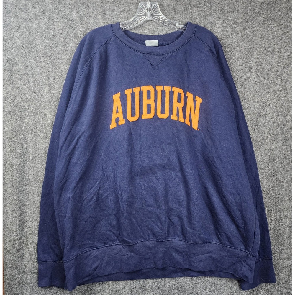 Knights Apparel Sweatshirt Men 2XL‎ Navy Blue Auburn Tigers NCAA Pullover